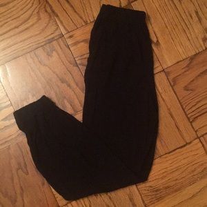 Women’s black joggers